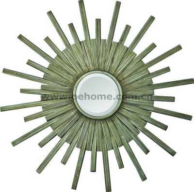 8342 High quality starburst metal mirror, salon mirror